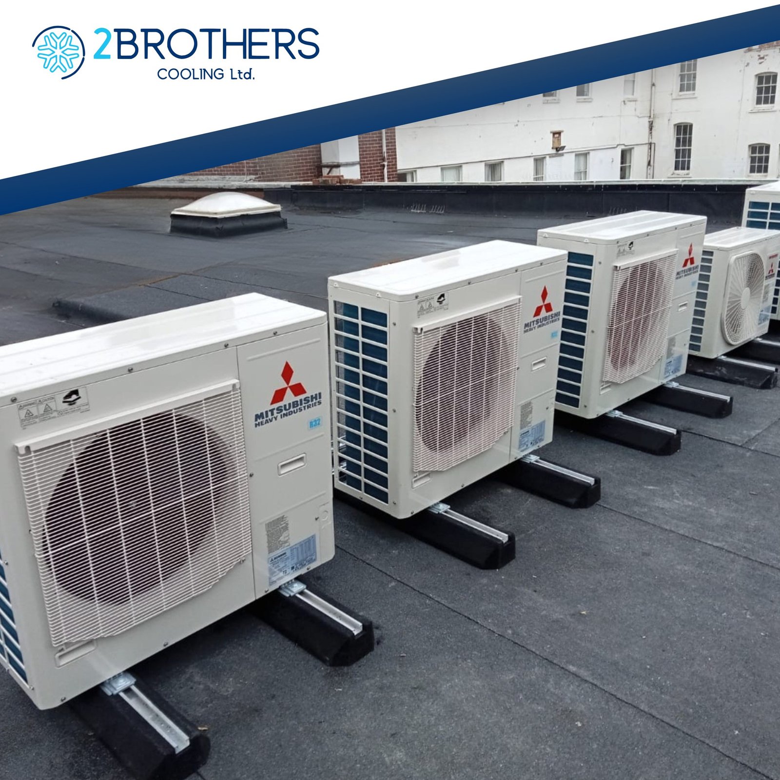 Air source heat pumps installation for Primark, heating solutions for large commercials spaces